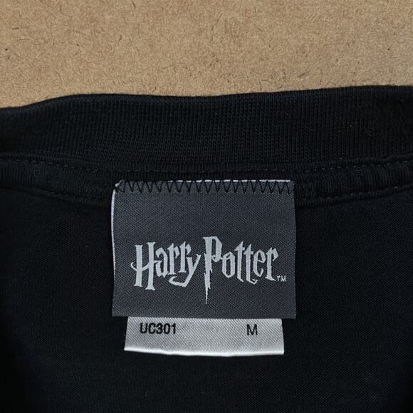 Vtg Harry Potter Deathly Hallows Graphic Promo TShirt Draco Lucius Voldemort Tee - Picture 6 of 16